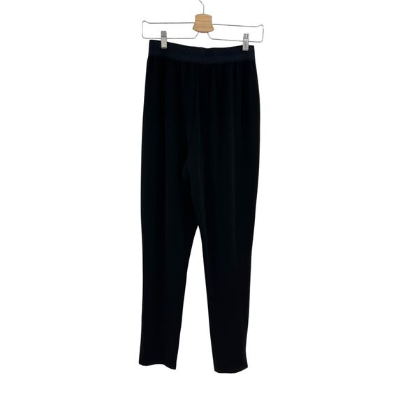 Cinq a Sept Shana Jersey Pants‎ Drapey Front Stretch Black Size Small - Picture 7 of 13